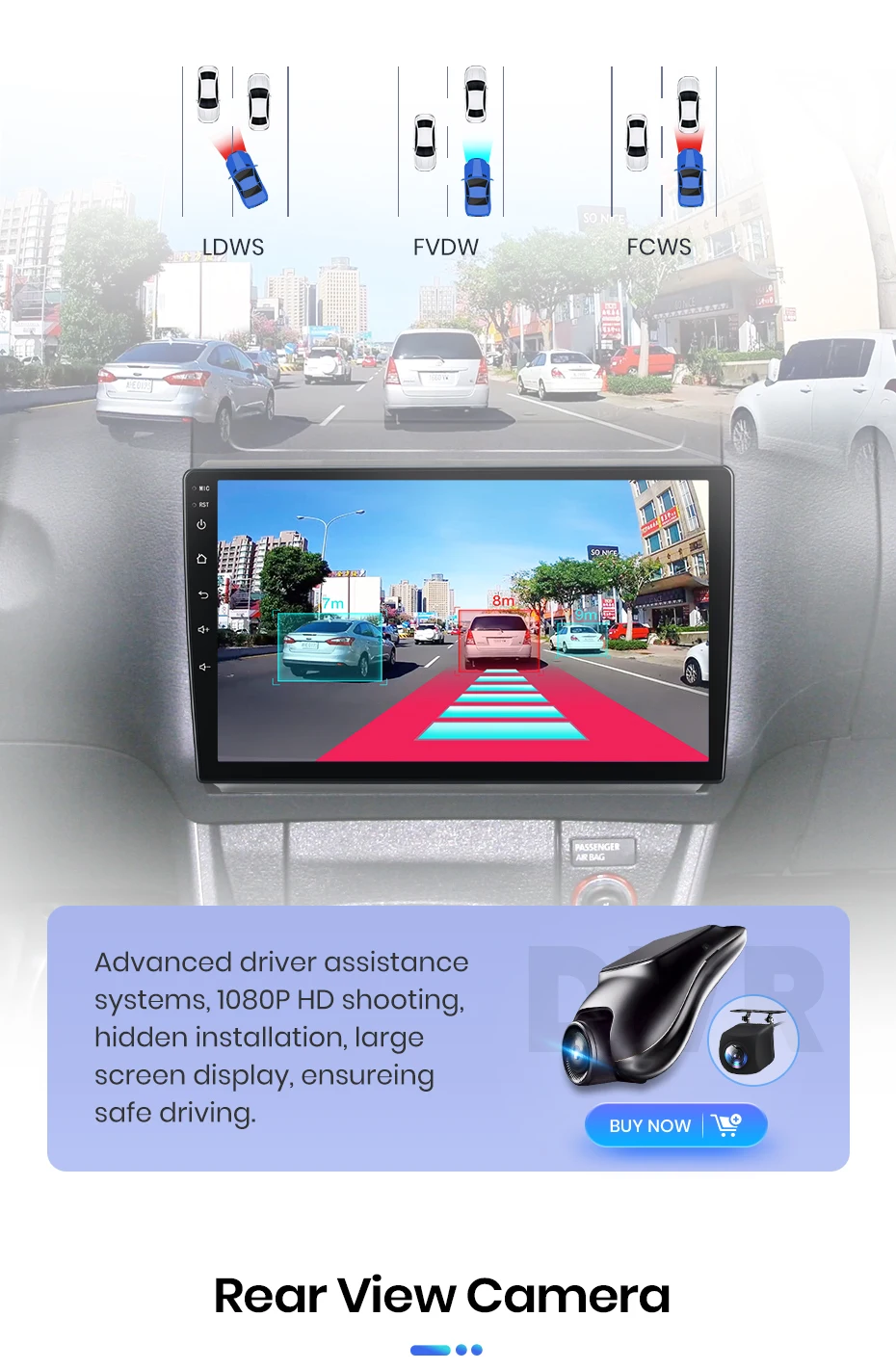 Junsun Autoradio für VW Volkswagen Caddy 2005-2015 mit CarPlay, Android Auto, FM, RDS, DSP, BT, GPS-Navigation, Lenkradfernbedienung, HD IPS Touchscreen, Plug & Play Multimedia-Player, Freisprechfunktion, Original-Autostil-Haupteinheit – Detail 15