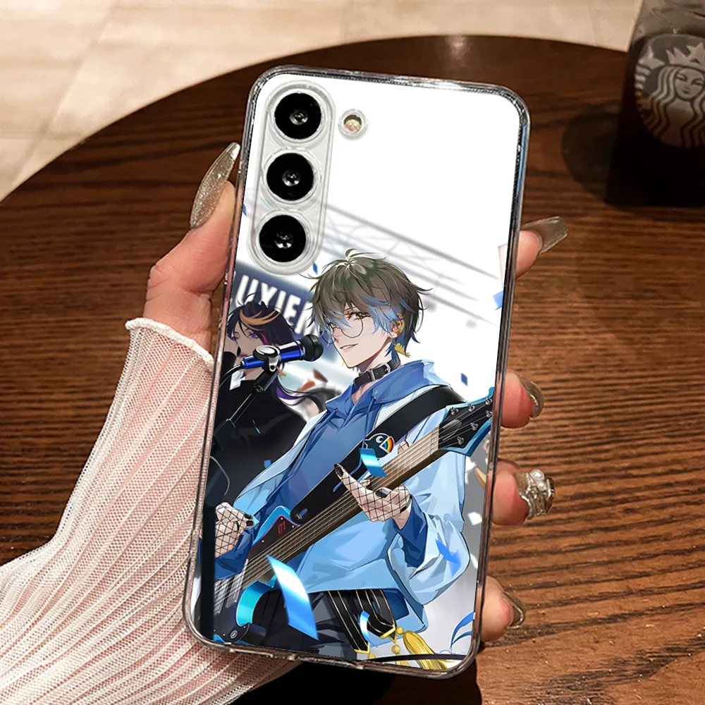 Чехол для телефона Ike Eveland N-NIJISANJIS, силиконовый чехол для Samsung S30,23,21,22,20 FE lite,S10,9,PIus Note20, очень мягкий, прозрачный
