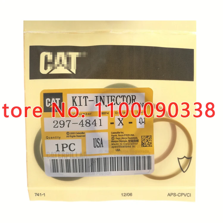 297-4841 High Quaitly C7 C9 Common Rail Diesel Fuel Injector Repair Kit Sealing O-ring  2974841for Caterpillar Genuine Kits