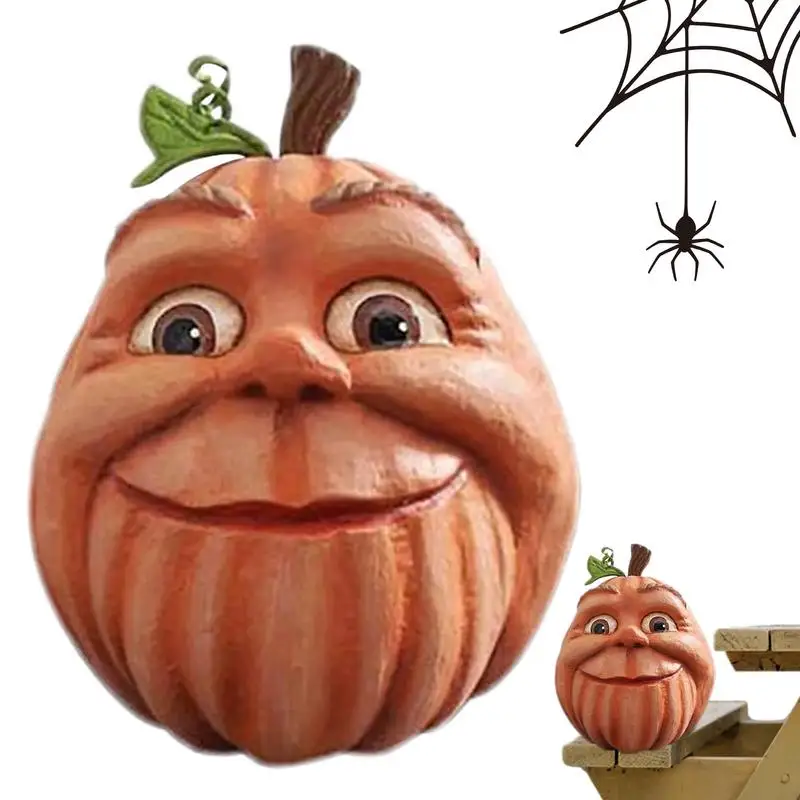 

Artificial Pumpkins Resin Holiday Table Decor Pumpkin Decoration Decorative Props Desk Figurine For Indoor Outdoor Decor