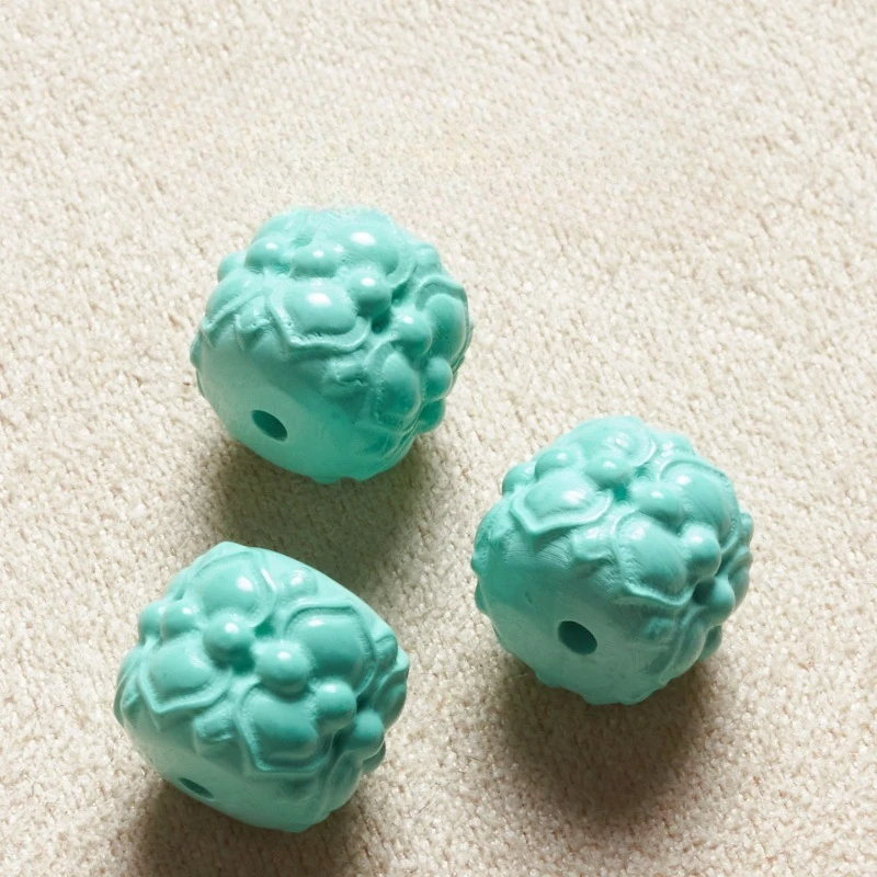 Magnesite lotus seat Batilian loose beads DIY accessories