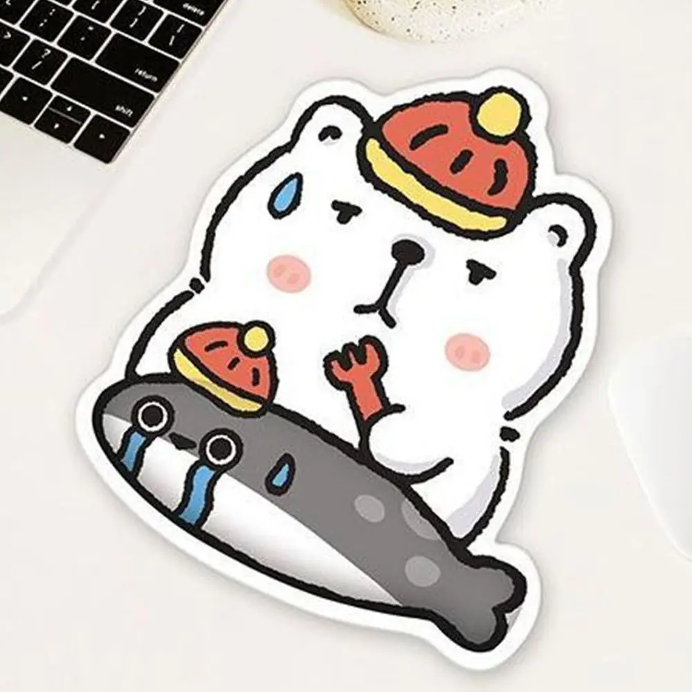 

Creative Cartoon Mouse Pad Capybara Printed Soft Cute Wristband Mouse Mat Comfort with Wrist Guard Mouse Wrist Support Pad