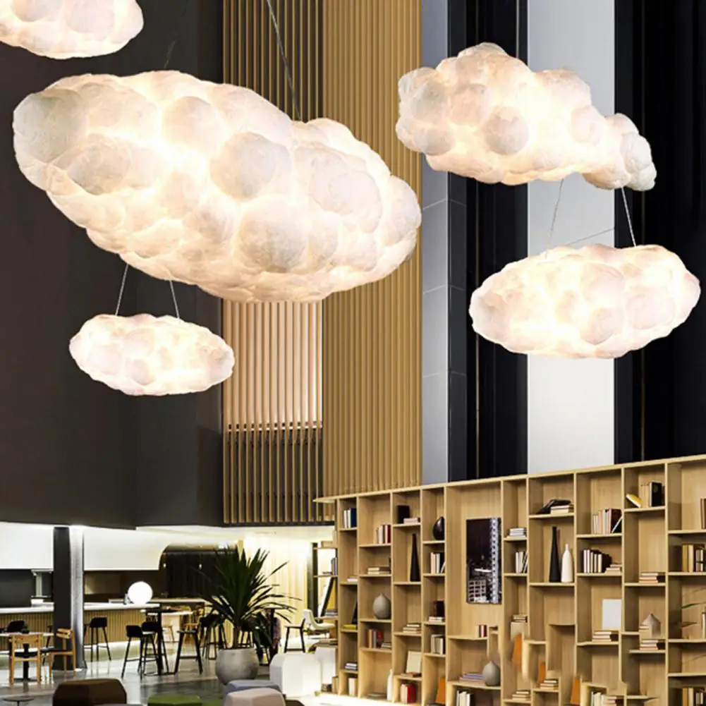 

Modern Cloud Light Adorable Appearance LED Light Luminous Safe Delicate DIY LED Hanging Cloud Lamp Ornamental