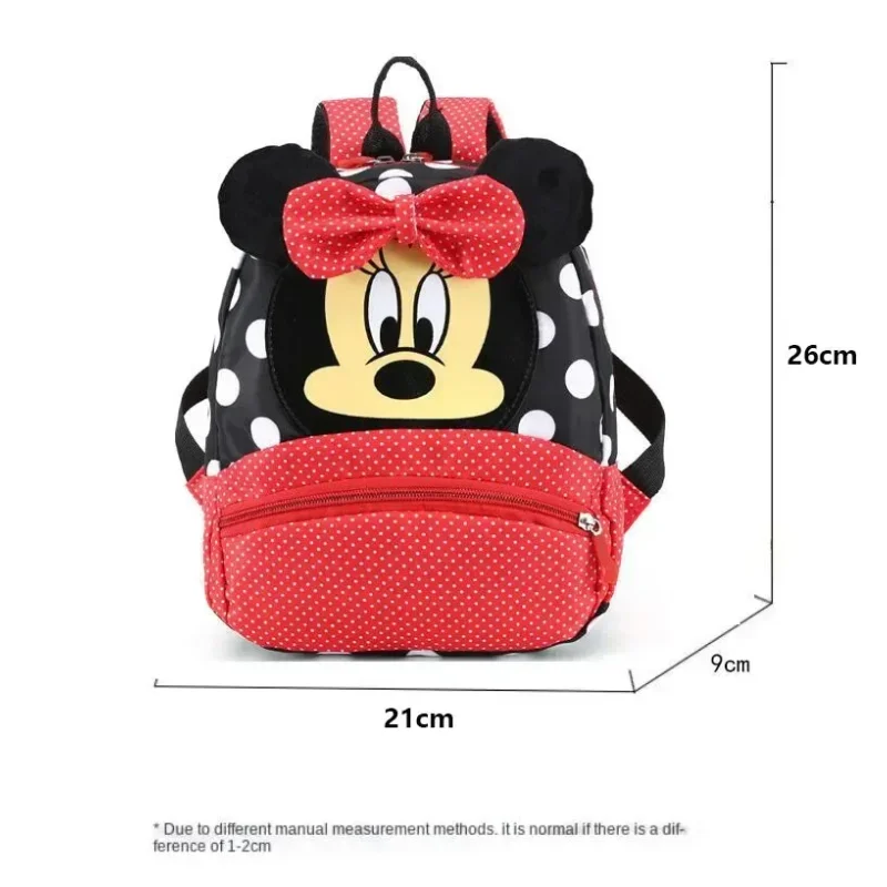 Disney Cartoon Backpack Boy Baby Girl Minnie Mickey Mouse Children\'s Cute School Bag Kindergarten Backpack Children\'s Gift