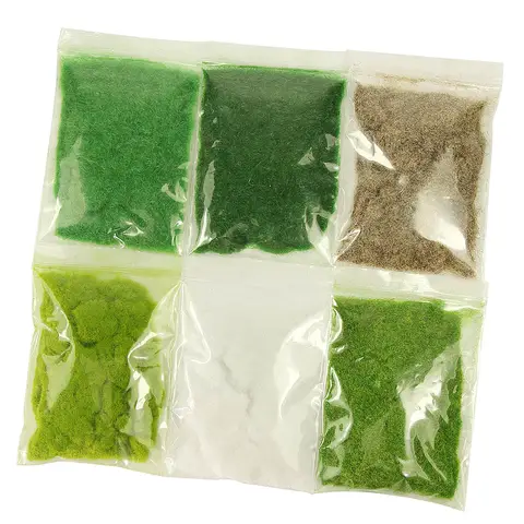35g per Bag 5mm 8mm 12mm Static Grass Powder Flock Turf Lawn Nylon Railway Layout CFA