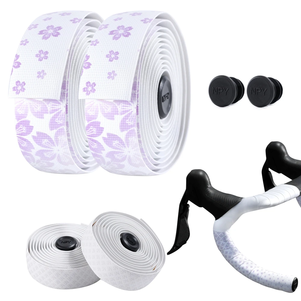 

NPY УФ-лента для велосипедного руля, меняющая цвет, амортизирующая водонепроницаемая, нескользящая, подходит для дорожной ленты на руль, аксессуары
