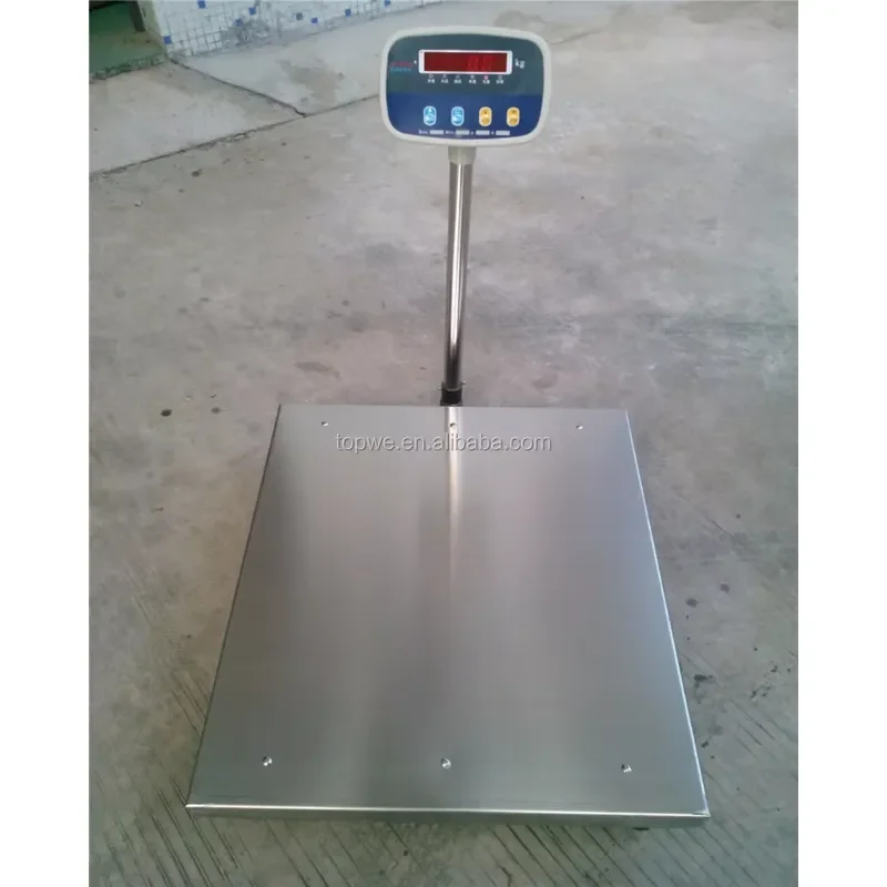 Industrial TCS Platform Weighing Scale 150kg 200kg 300kg Heavy Duty Digital Floor Balance for Warehouse Logistics Shipping
