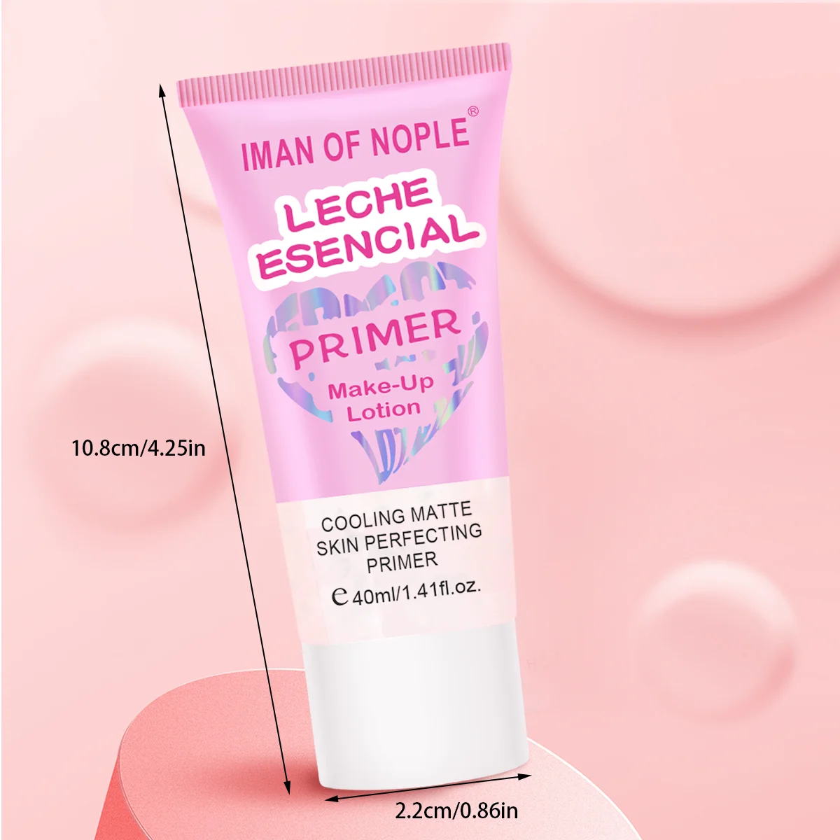 Maquiagem iluminadora, maquiagem base hidratante e controladora de oleosidade, rosto delicado à prova d'água e brilhante e suave