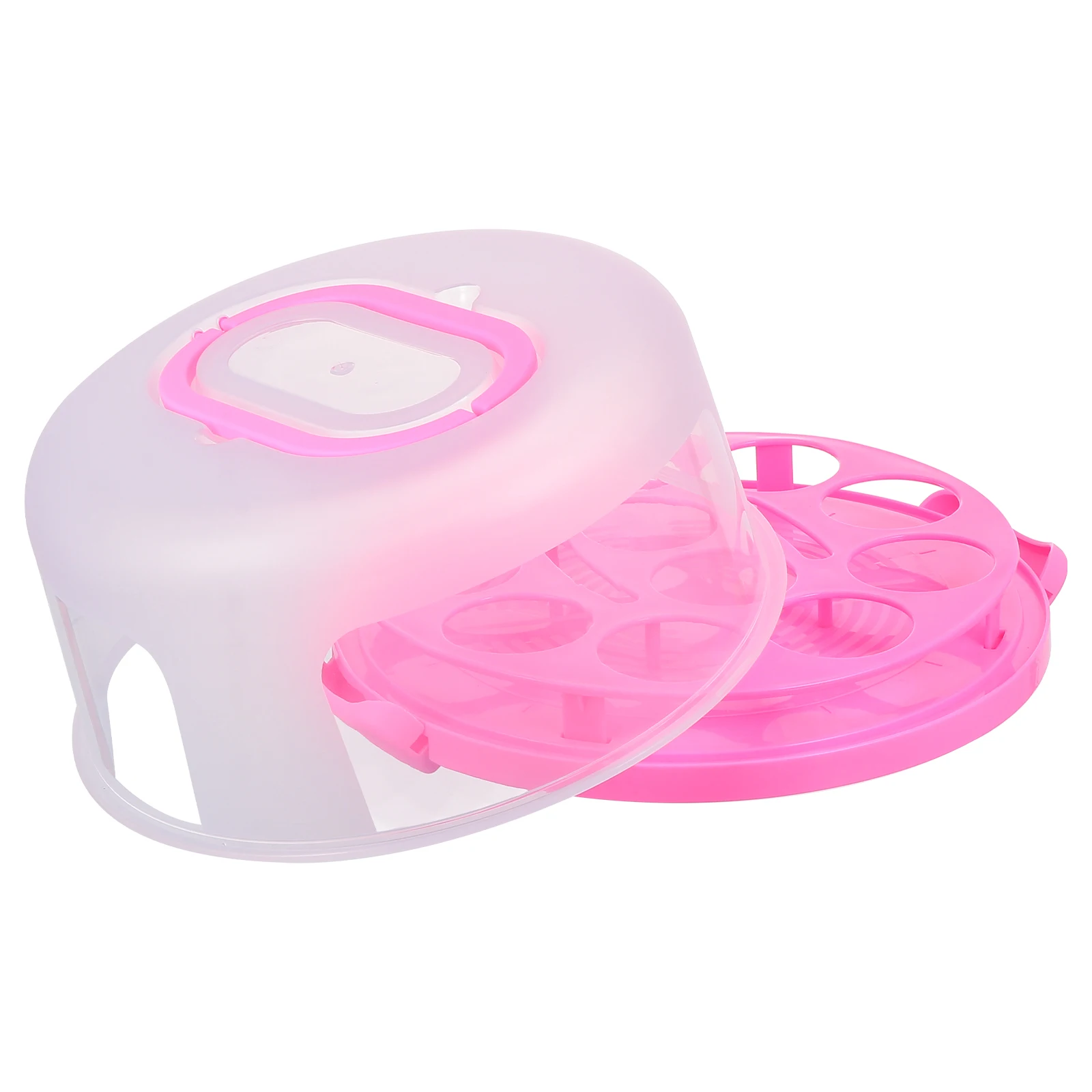 

Cake Box Reusable Eco friendly Container Transparent Lockable Food Preservation Box Cake Carrier Storage ganizer