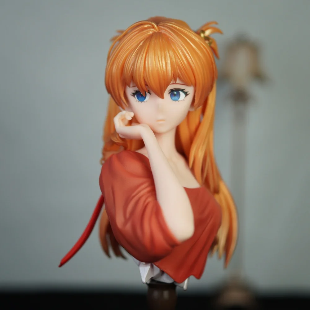 23cm/9.06in Anime Neon Genesis Evangelion Figure Asuka Langley Soryu Action Figures Pvc Statue Collection Model Toys Gifts