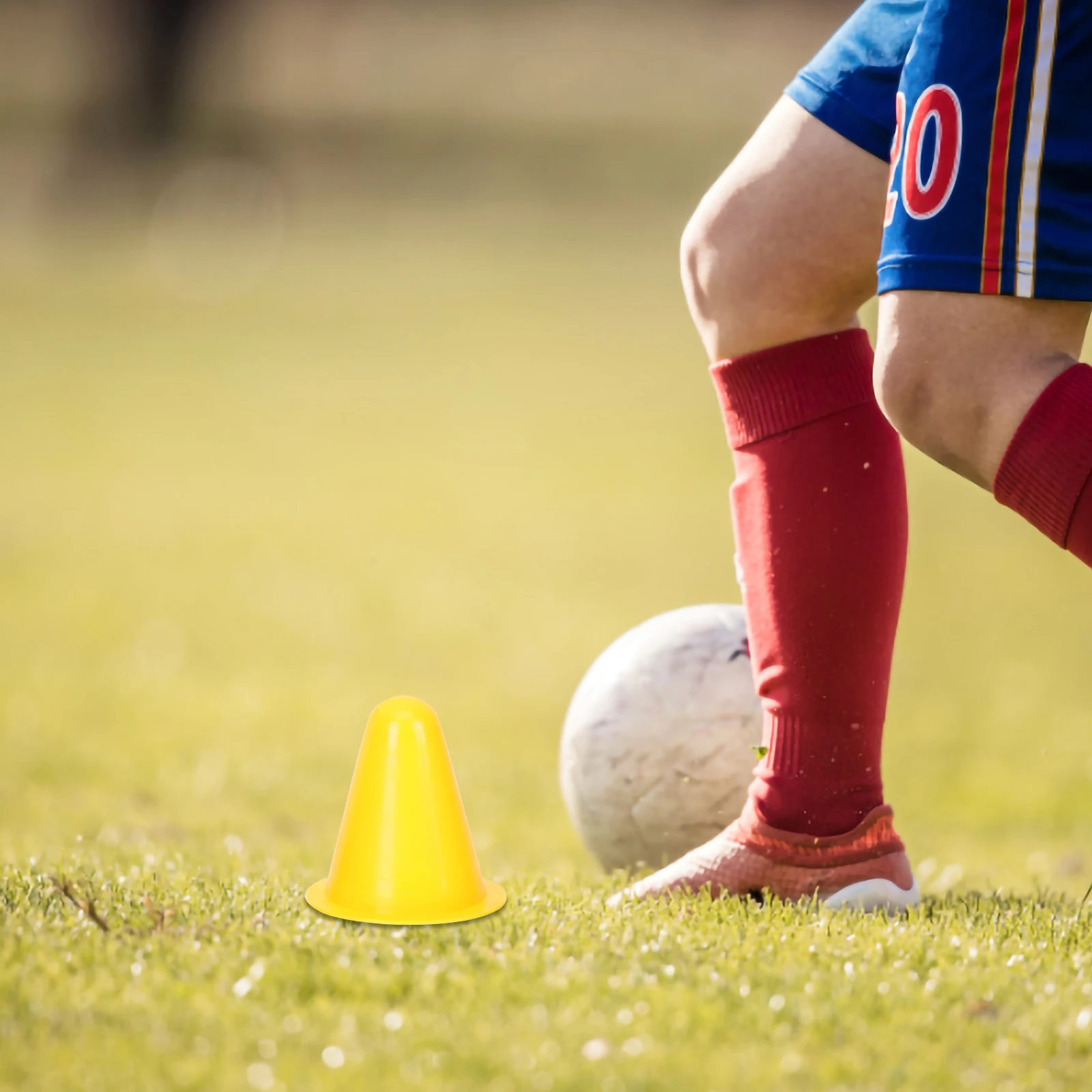 

1 set Training Markers Sports Agility Cones Lightweight Durable For Football Kids Obstacle Course Flat Bottom For Roller Skating