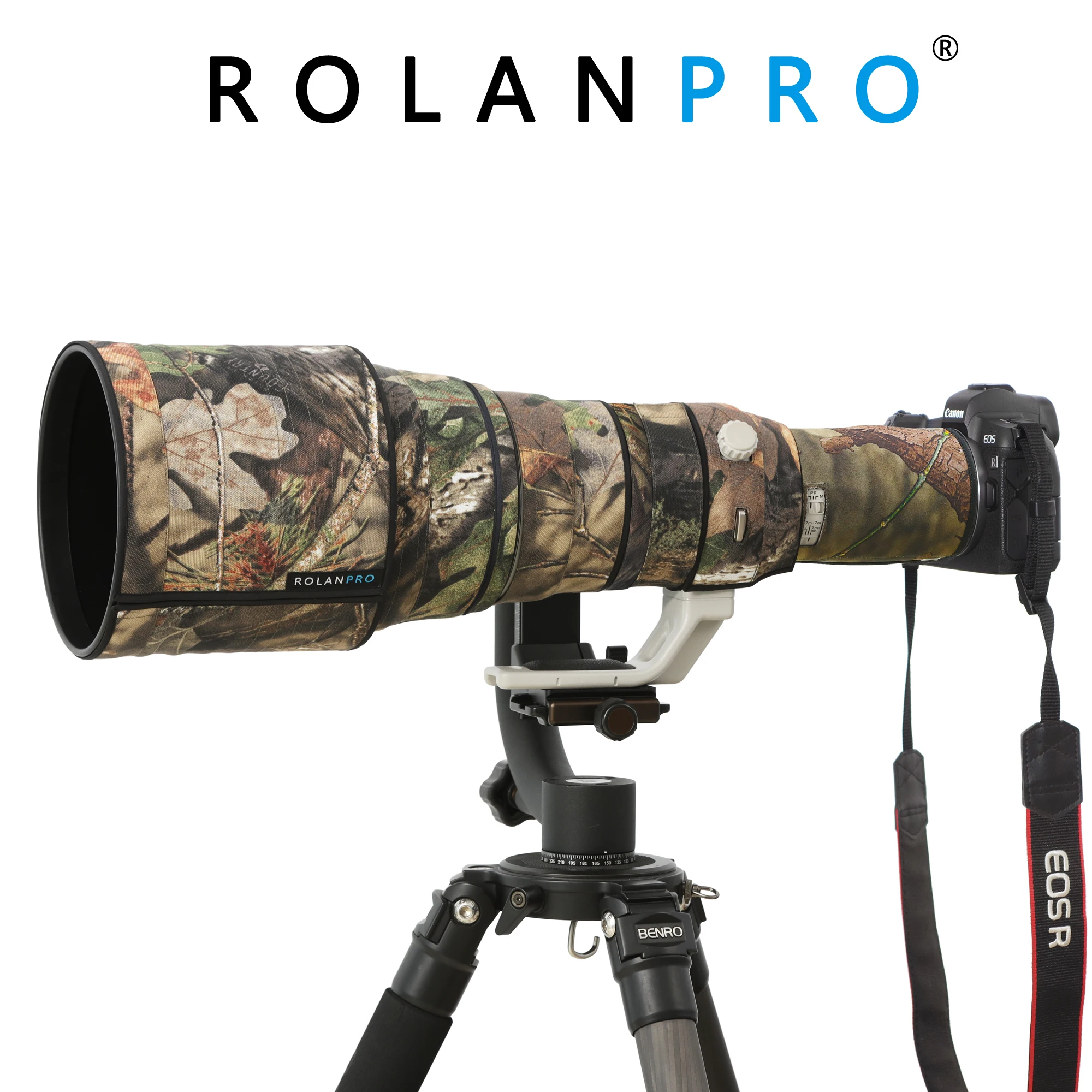 ROLANPRO Waterproof Lens Coat for Canon RF 800mm F5.6L IS USM Camouflage Lens Protective Sleeve Canon RF 800mm Guns Cover Case