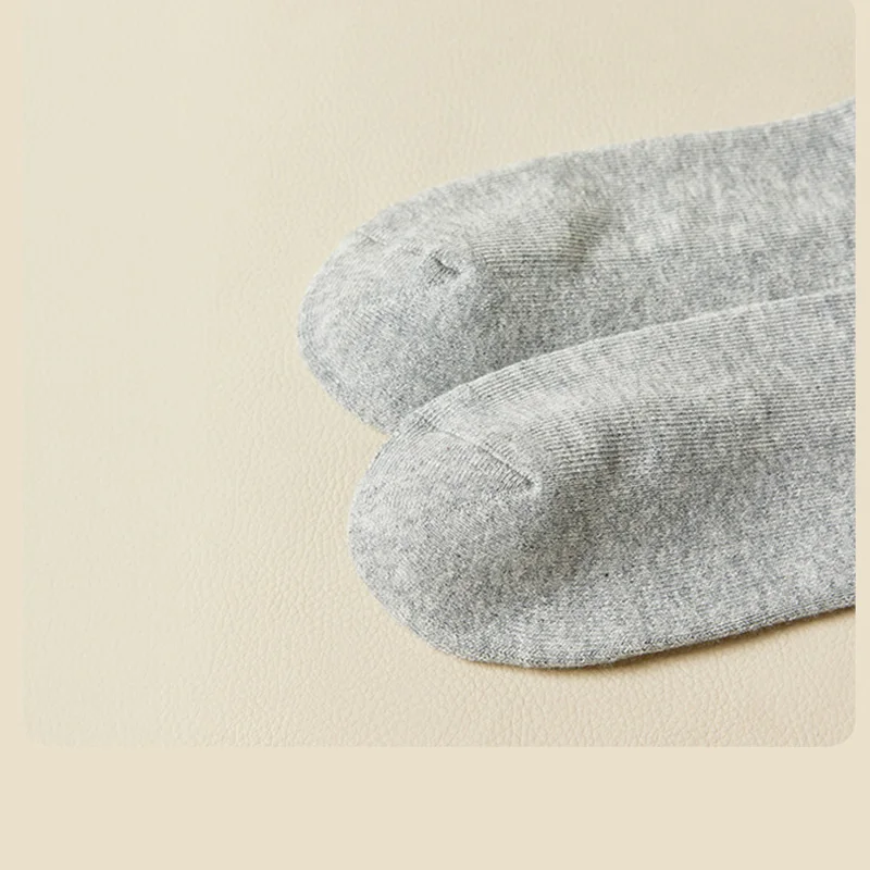 Hochwertige Herrensocken für Herbst und Winter, Verdickte Socken für Männer, Wärmesocken, Einfache Einfarbige Baumwollsocken für Männer, 5 Paar Neu – Detail 13