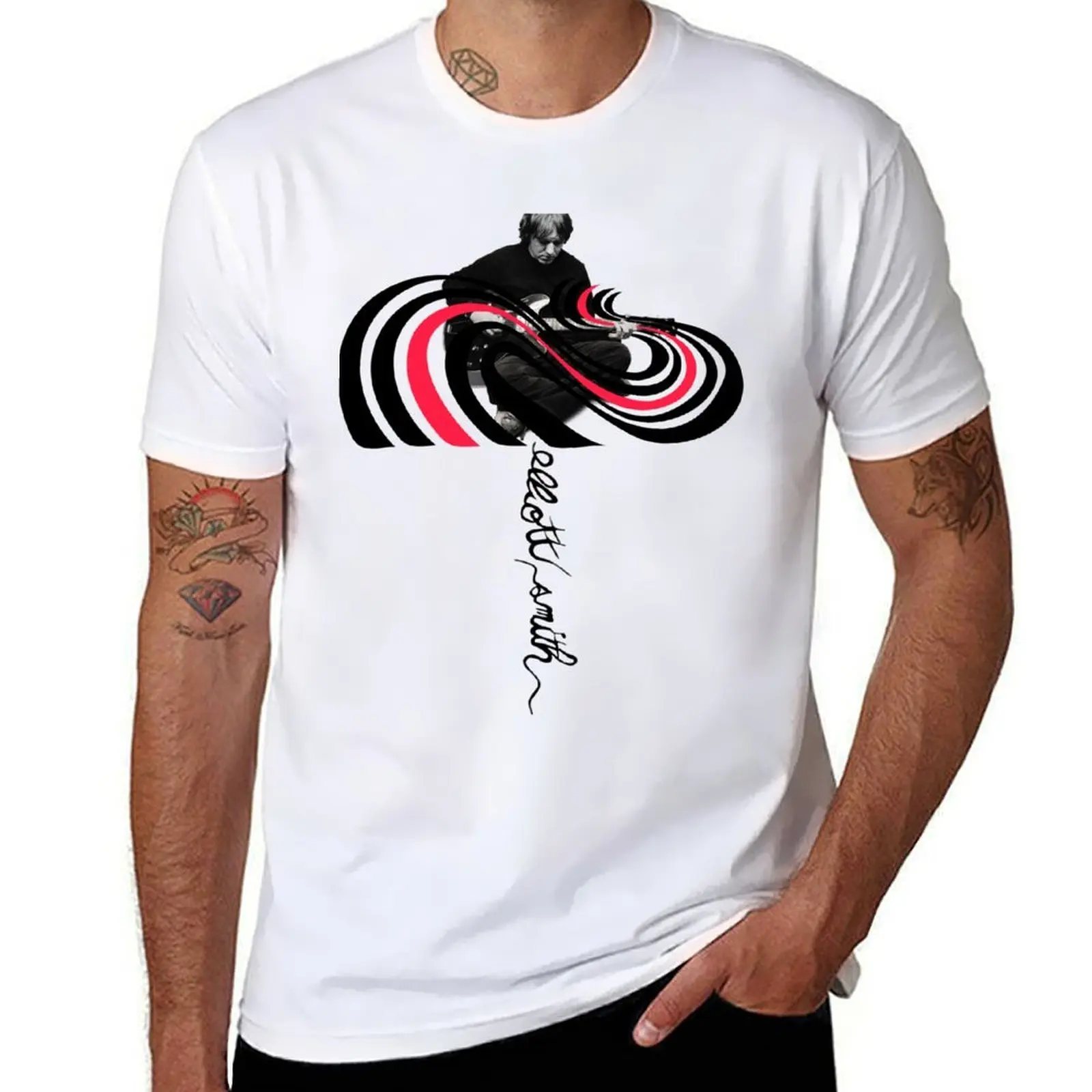 

Color Bars (Elliott Smith) T-Shirt t shirts for man graphic tees t shirts cotton 100% T-Shirt