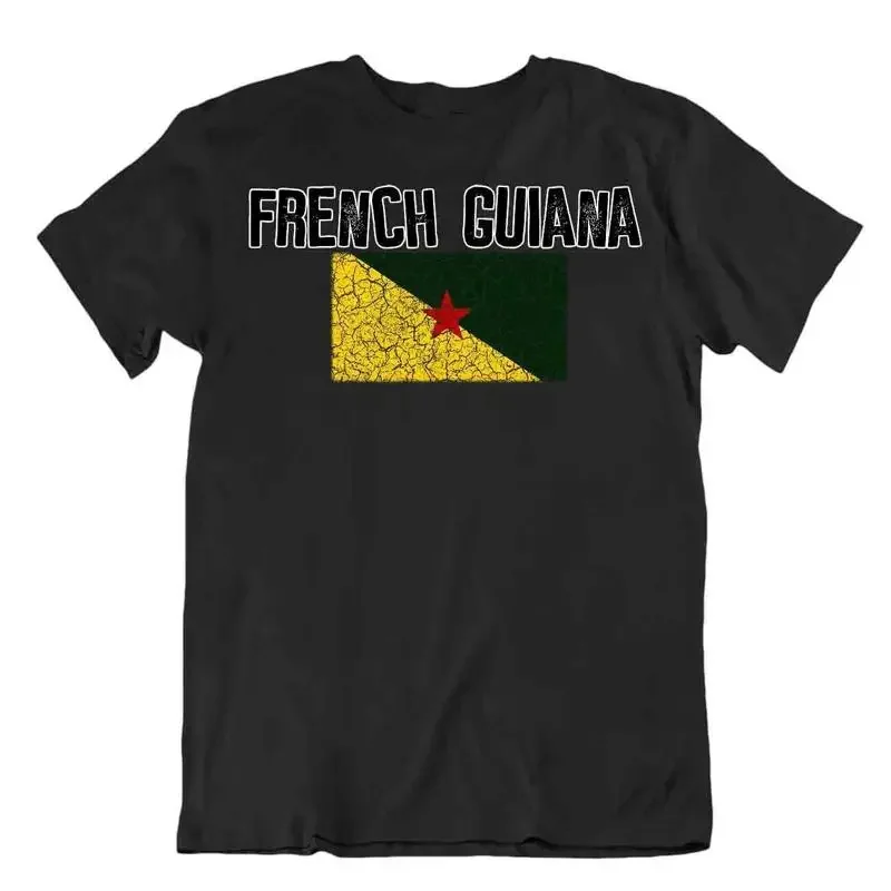 Flag T Shirt French Guiana Fashion Country Souvenir Gift Tee Pride logo