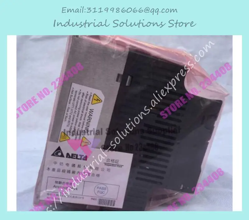 Input 1PH 220V Output 3PH Inverter Inverter Belt PLC Function VFD004E21A 0~240V 2.5A 0.1~600Hz 0.4KW 0.5HP New