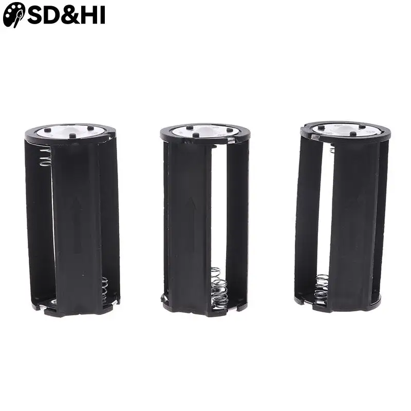 1pc/3pcs AA To D Battery Box 3x AA To D Size Battery Adapter Converter Holder Switcher Case Box For Battery Storage