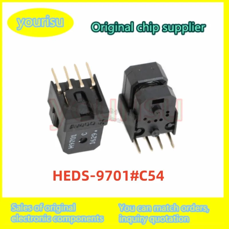 1 قطعة/الوحدة الأصلي حقيقية HEDS-9701 # C54 HEDS-9701 ماكينة خياطة ذات 10 خطوط لتحديد المواقع الكهروضوئية التبديل التشفير h9701c54