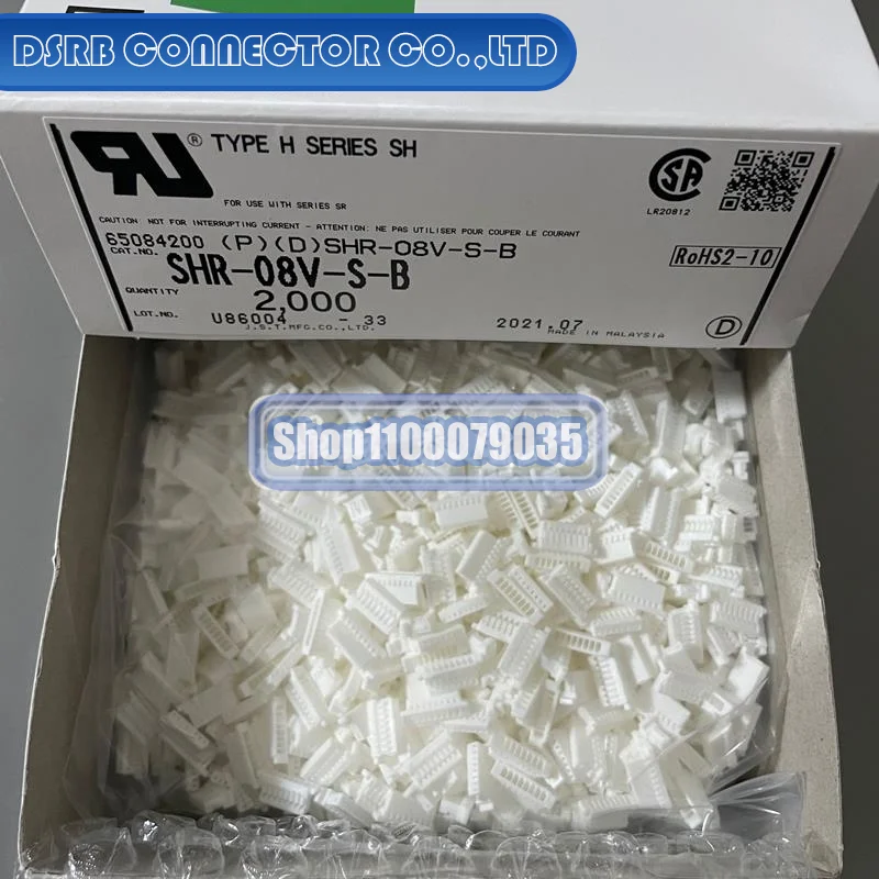 

100 шт./лот SHR-08V-S-B пластиковый корпус 8P 1,0 мм ширина ножек 100% новый и оригинальный