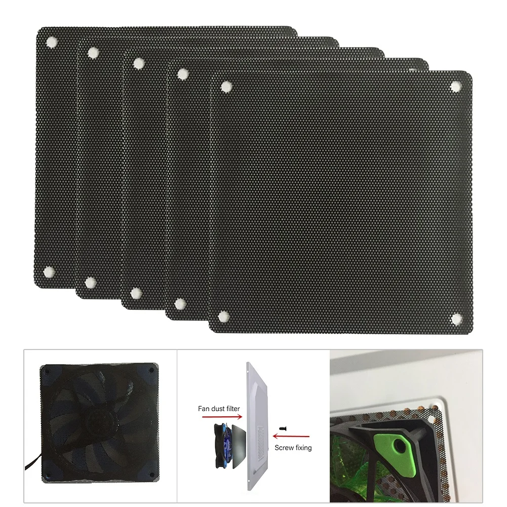 Couvercle de fente de châssis PCI, filtre à poussière avec vis, carte de plaque d'obturation, ventilateur de refroidissement, ventilation de coque d'ordinateur PC, 12mm, 5/10 pièces