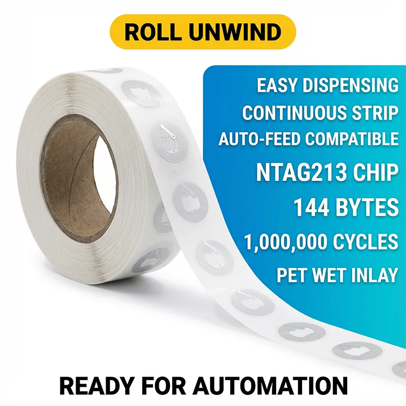 NFC Stickers Ntag213 Size35mm Compatible IoT tags personal automation shortcuts NFC Tags NFC Enabled Mobile Phones And Devices