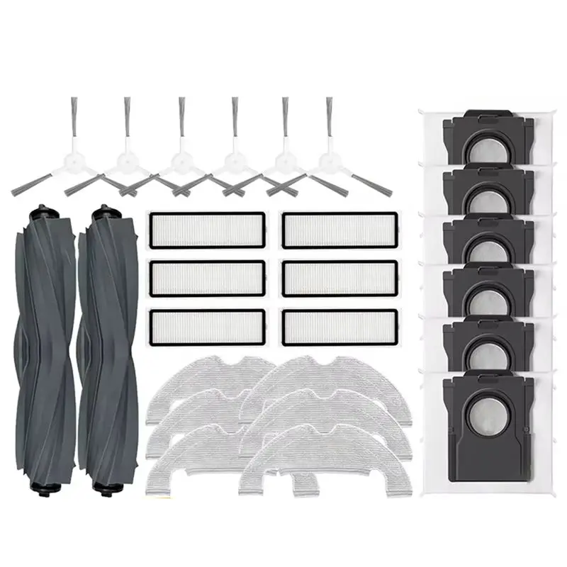 AEE4-Accessories For Dreame D10 Plus Gen 2 RLD32GD Vacuum Parts Main Roller Side Brush Hepa Filter Mop Cloth Dust Bag