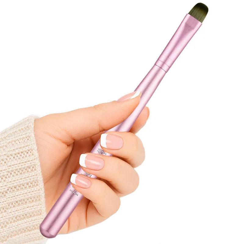 1/5Pcs Different Colored Handle Gel Painting Brush Nail Art For Gel Tip Extension Acrylic Builder Accessory Nail Art Brushes