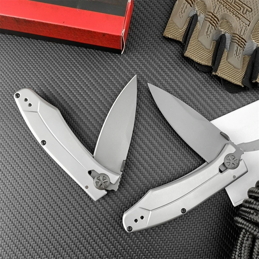 Couteau pliant KS 3440 pour Camping en plein air, randonnée, chasse tactique, couteau pour EDC (transport quotidien), pochette de voyage, couteau à outils