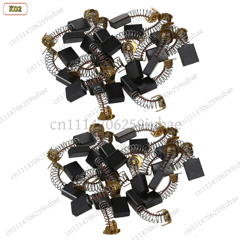 M 40 Pcs Carbon Brushes For CB-153 CB153 Saw 6.3x13.3x17mm Replacement Parts Power Tool Accessories