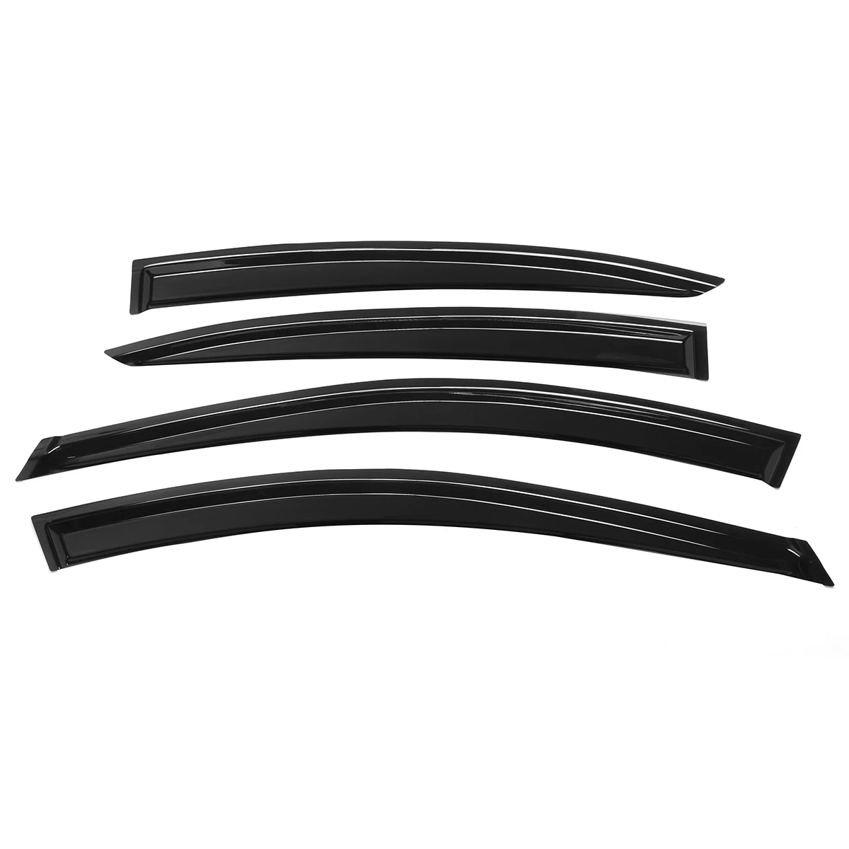 4PCS Car Window Wind Deflectors Tinted Side Window Visors Sun Rain Guard Vent Deflectors For Holden For Cruze Sedan 2009-2016