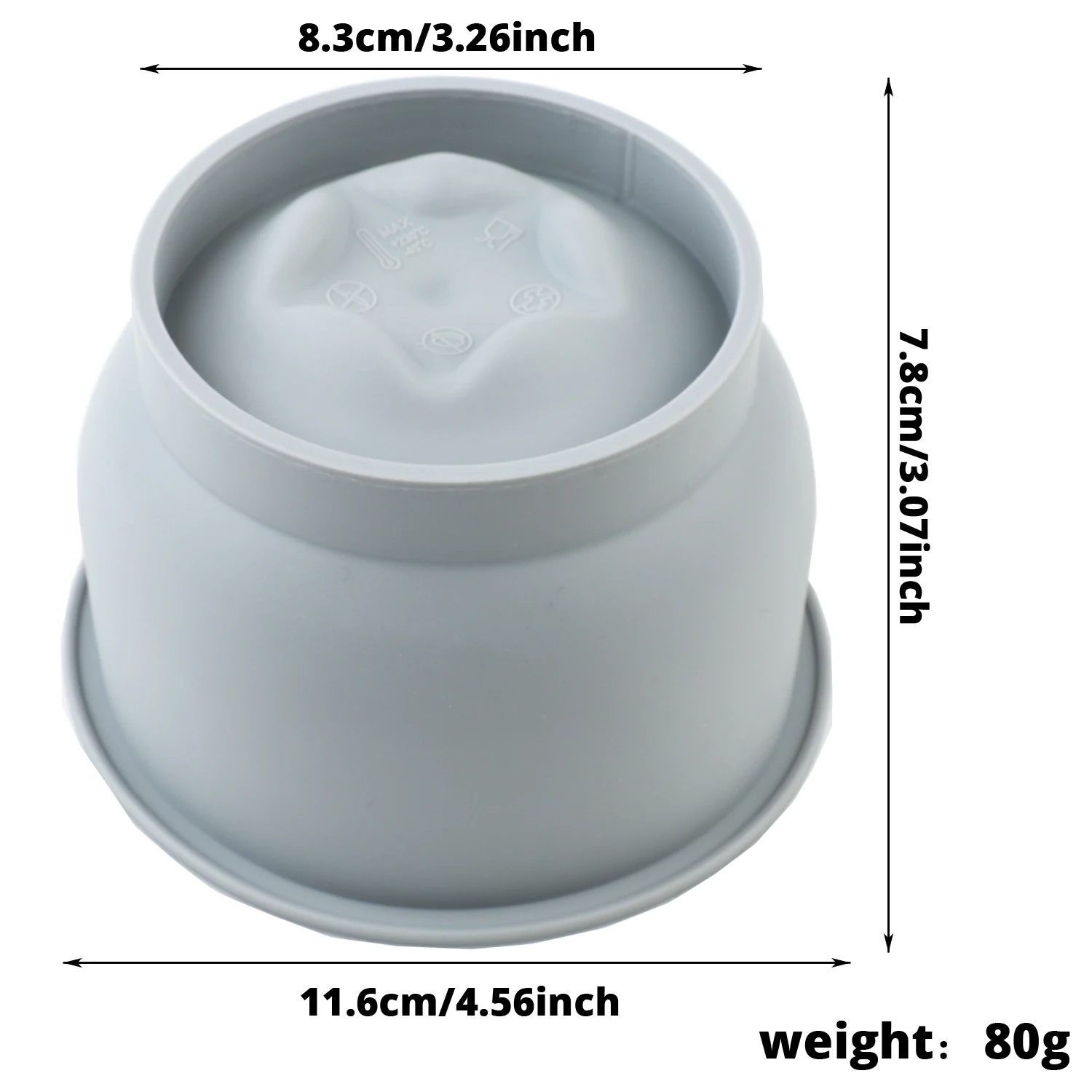 1 Single-Hole Blueberry Mousse Candy Mold Cake Mold Decoration Silicone Mold Baking 3D Blueberry Pudding Baking Mold Dessert Chocolate Mold Fruit Cake Decoration Tool Baking Mold