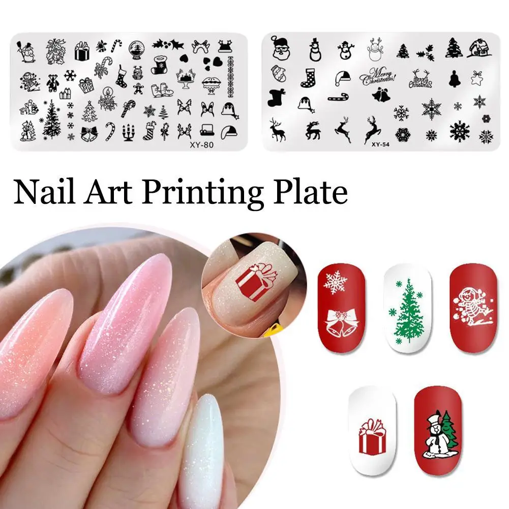 Animal Image Nail Stamping Plates Tiger Zebra Leopard Print Stainless Steel Manicure Stencil Nail Art Templates Stamp Tools