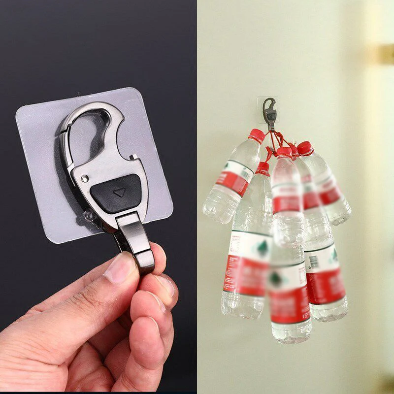 Cinta transparente de doble cara para decoración del hogar, pegatinas de pared impermeables, resistentes al calor, 20 piezas, Nano