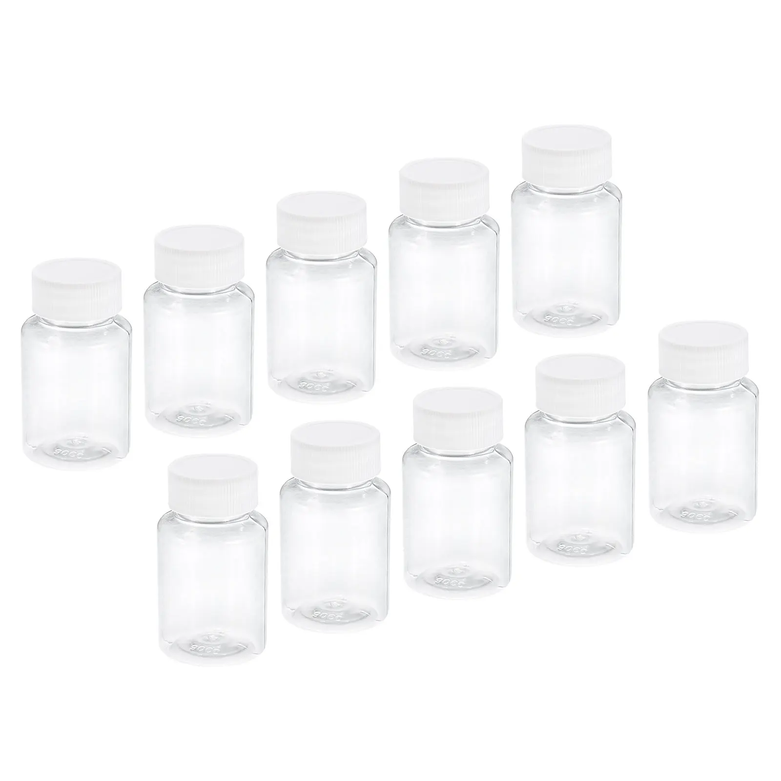 

30Pcs 30ml 1 Oz Wide Mouth Reagent Bottle PET Plastic Storage Bottles Laboratory Chemical Reagent Bottle Sample Liquid Container