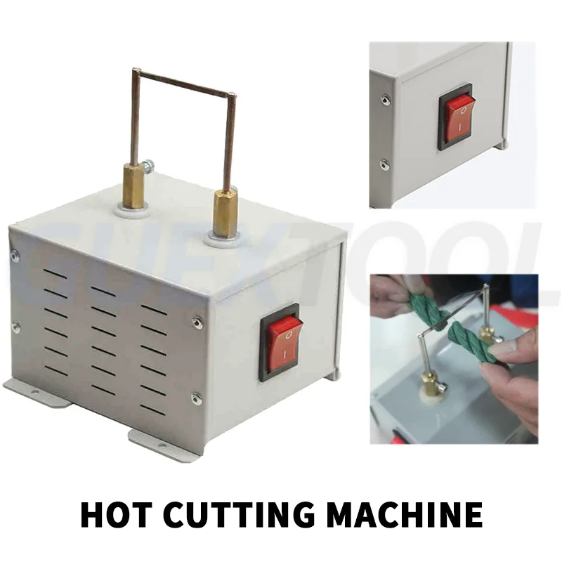 Nylon Rope Cutting Machine Electric Hot Knife Ribbon Rope Cutting Machine Woven Belt Cutting Tool Electric Hot Cutting Machie