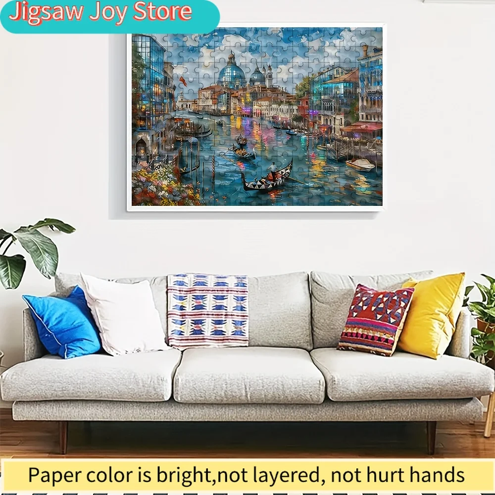 500/A puzzel voor volwassenen - uitdagend, groot aantal stukjes, complex breinbreker, geschikt voor volwassenen en gezinnen, draagbare doos voor op reis