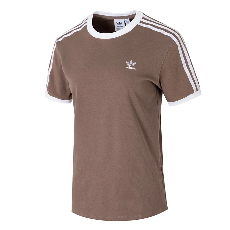 

Женская спортивная футболка Adidas 3, свободная дышащая футболка с короткими рукавами для бега, фитнеса и тренировок, с половиной рукавов Jd4570