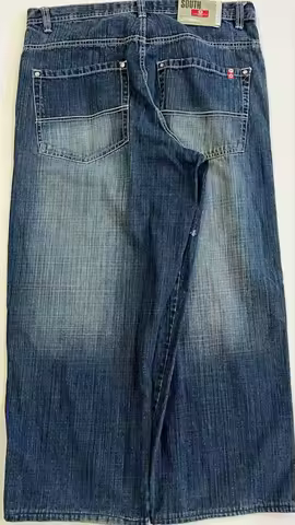 2025 Street Fashion Trend Simple Style Jeans Female Harajuku Y2K New Joker Straight Wide-leg Pants Couple Casual Jeans Pants