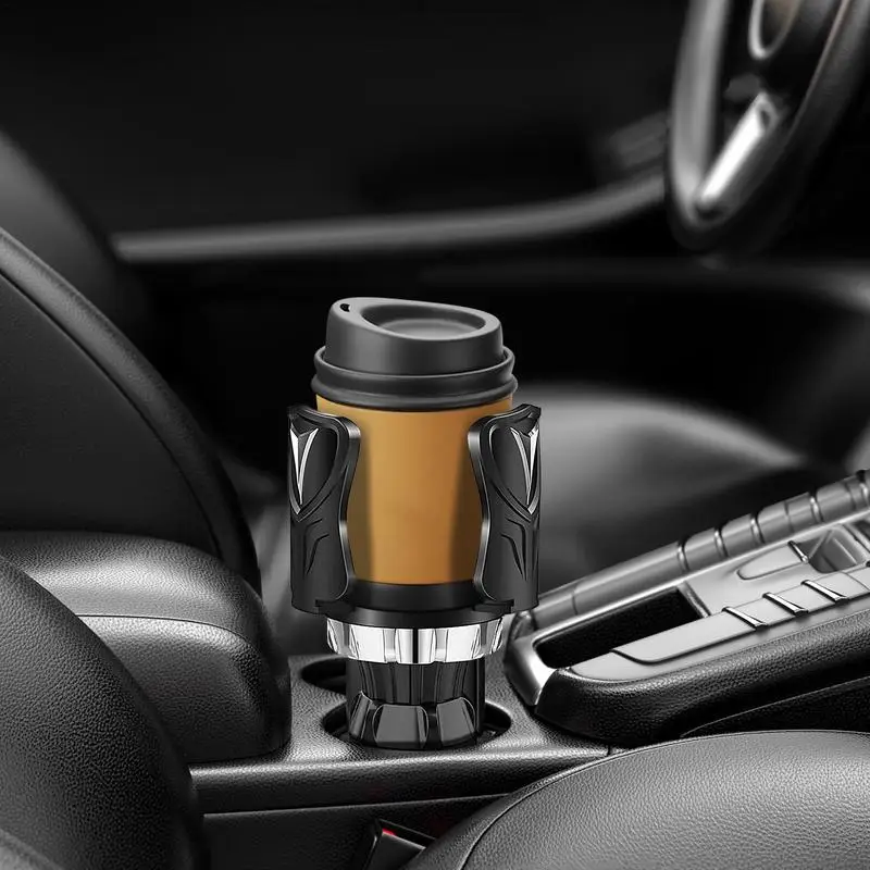 Car Cup Holder With Adjustable Base Adjustable Car Cup Holder Expander Car Coffee Mug Adapter Fit Big Bottles 2.4 To 4.7 Inches