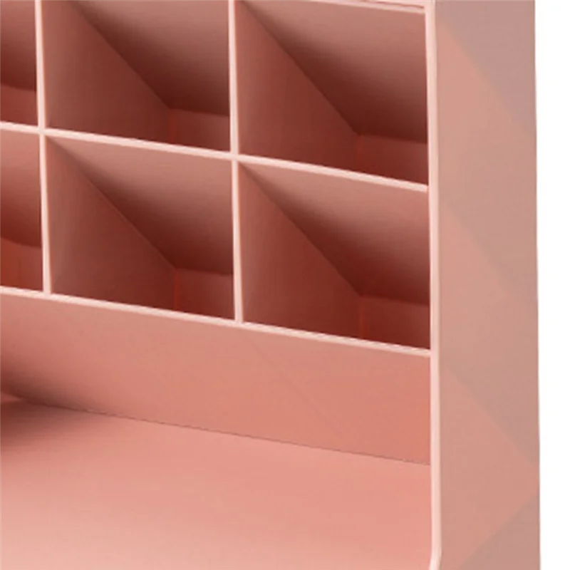 

A29F-Desk Organizer, Desk Pen Holder, Pencil Organizer With 7 Compartments And 1 Drawer For School, Dormitory Storage Rack