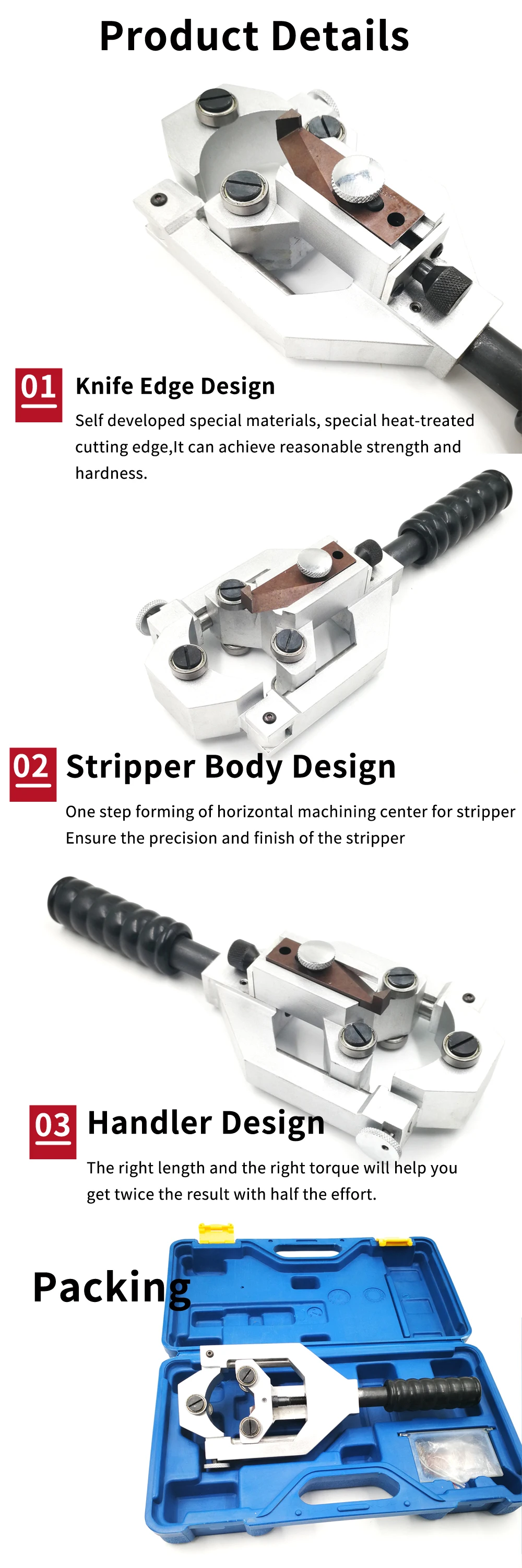 CHKJ-2025NEWHandy Copper Hot Wire Stripper KBX-65 Hot Industrial Manual Wire Stripper