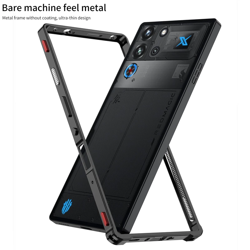 Aluminum Alloy Bumper Case For ZTE NUbia Redmagic 10 Air 9 9s 10 Pro Plus Pro+ Cooling Metal Frame Bumpers Casing view 6