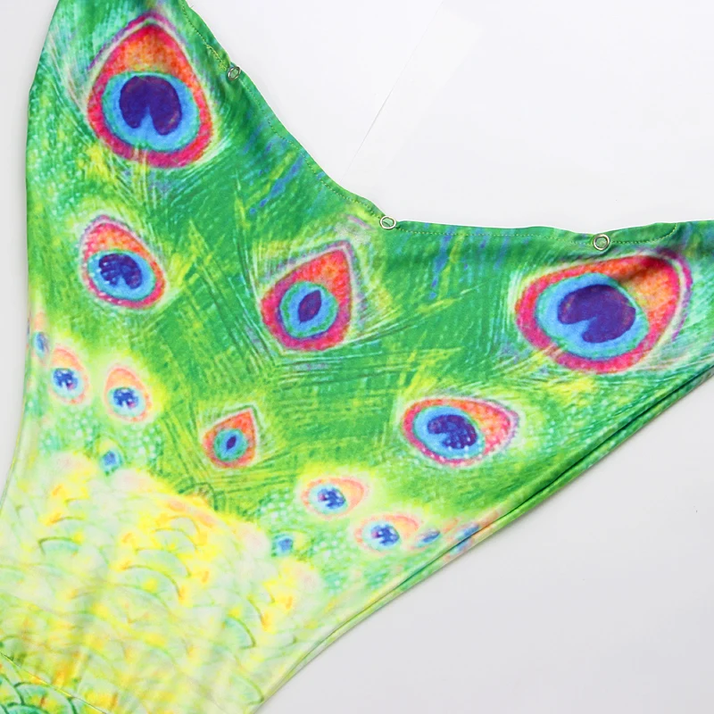 New Summer Swimming Beauty Fish Tail Role Playing Fantasy Swimsuit Children's Princess Pool Swimsuit Party Holiday Gift No Fins view 5