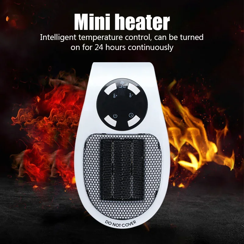 Low Noise Portable Electric Heater, Desktop Fan, Rapid Heating, Warm Air Blower, Radiator, Home Office, Warmer Machine, Winter,