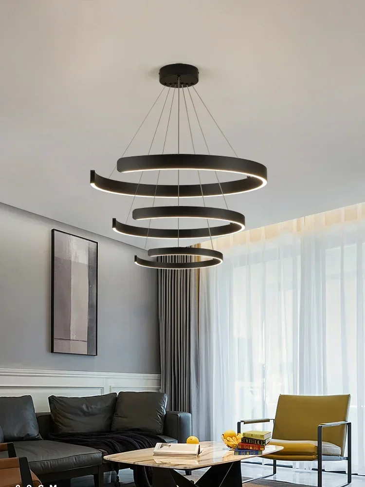 

Ceiling chandelier Pendant lights Chandeliers for dining room LED Bed living nordic home decor Modern Round ring lamps