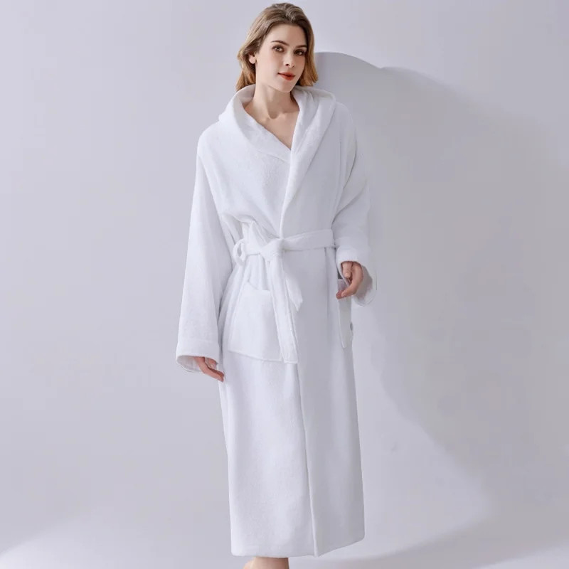 Winter Bathrobe Men Thick Warm Soft Towel Quilted Long Kimono Bath Robe Male Dressing Gown for Mens Coral Fleece Robe