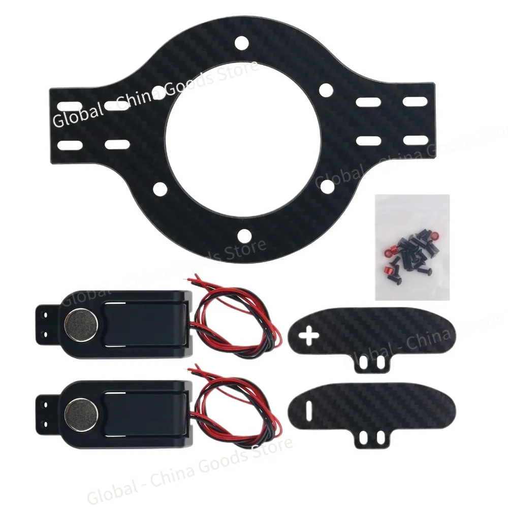 

For Logitech/Thrustmaster SimPlayer Aluminum Alloy Shift Paddles RC Game Simulation Steering Wheel Magnetic Paddles