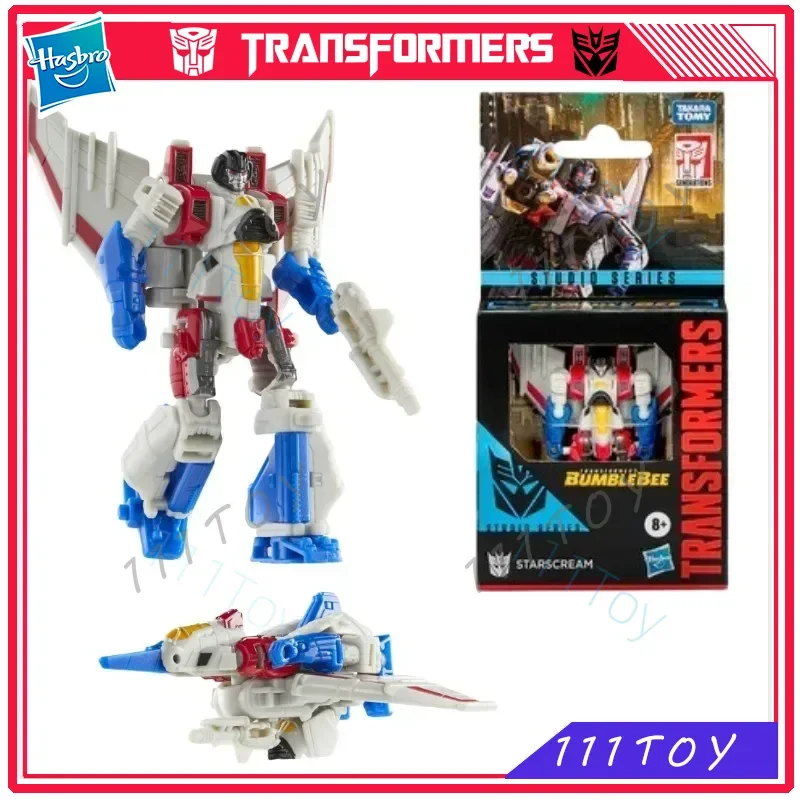 Hasbro – jouets classiques Transformers, série Studio, classe de base Starscream, figurine d'action, Robot, jouet à collectionner, cadeaux, loisirs, en Stock
