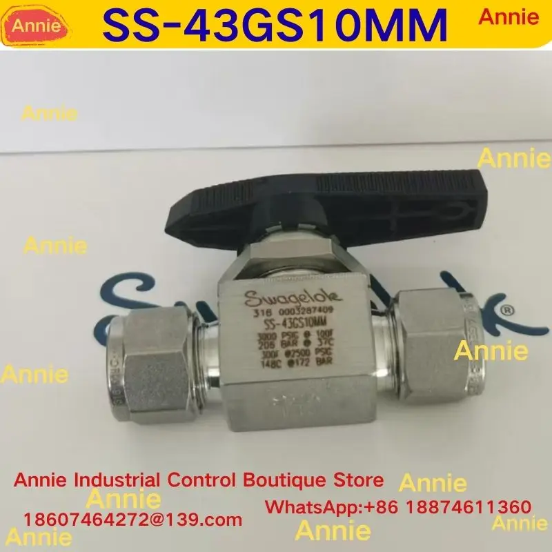 

brand-new Stainless steel ball valve SS-43GS10MM