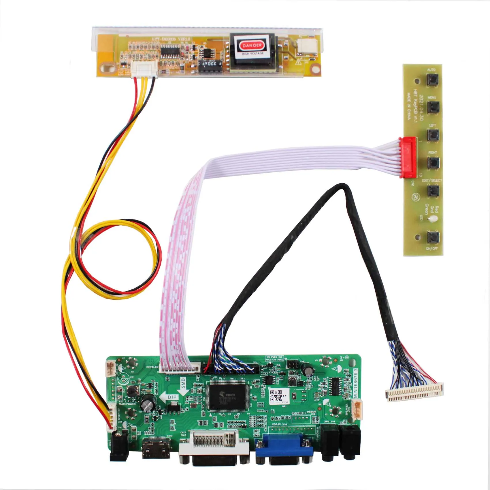 LTN154P1-L01 LP171WE3  V0 B154SW01 LTN170P2-L01 LP154W02 for 15.4inch 17inch LCD Screen 1680x1050 Resolution HD MI DVI VGA Board